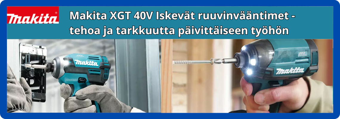 Makita XGT iskevä ruuvinväännin
